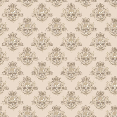 product image of sample grunge logo beige wallpaper from the grunge collection by galerie wallcoverings 1 558