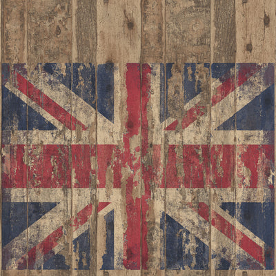 product image for Union Jack RWB Wallpaper from the Grunge Collection by Galerie Wallcoverings 35