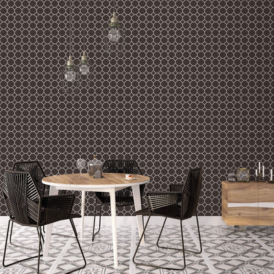 product image for Bee Hive Black/White Wallpaper from the Just Kitchens Collection by Galerie Wallcoverings 1