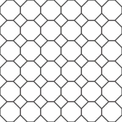 product image of Bee Hive White/Black Wallpaper from the Just Kitchens Collection by Galerie Wallcoverings 557