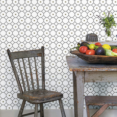 product image for Bee Hive with bees Black/White Wallpaper from the Just Kitchens Collection by Galerie Wallcoverings 95