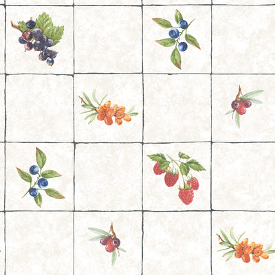 product image of sample fruit tile red blue wallpaper from the just kitchens collection by galerie wallcoverings 1 57
