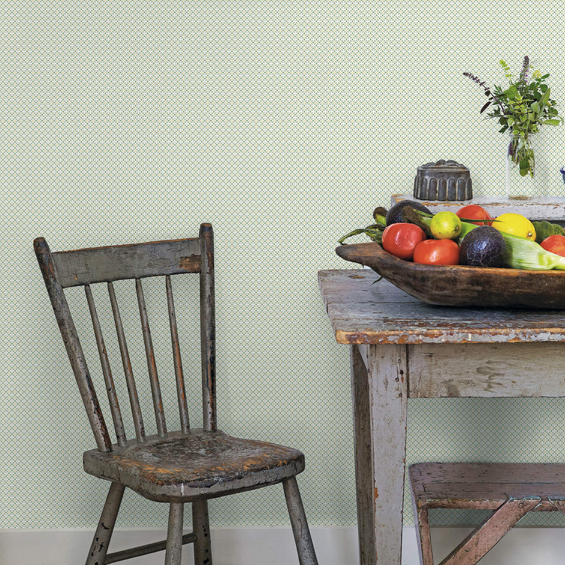 media image for Leaf Dot Spot Green/Yellow Wallpaper from the Just Kitchens Collection by Galerie Wallcoverings 220