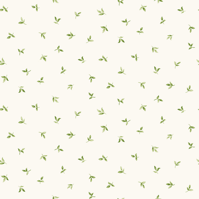 media image for sample leaf toss green white wallpaper from the just kitchens collection by galerie wallcoverings 1 299