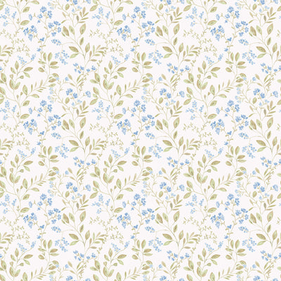 product image for Spring leaf trail Blue/Green Wallpaper from the Just Kitchens Collection by Galerie Wallcoverings 96