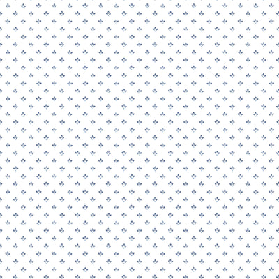 product image of Tri Leaf Navy/Blue Wallpaper from the Just Kitchens Collection by Galerie Wallcoverings 556