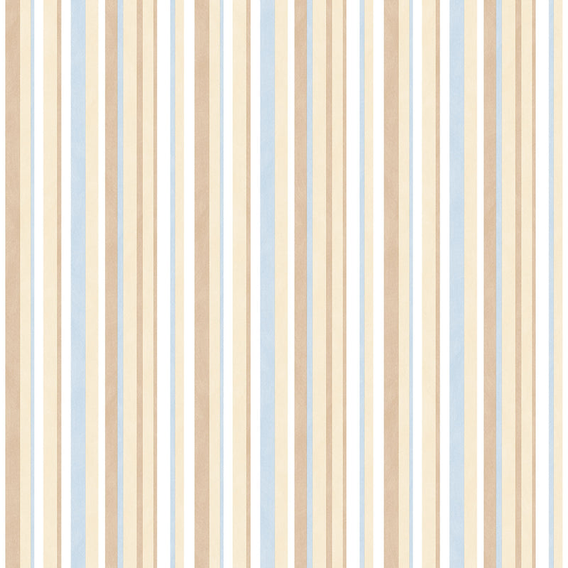 media image for Multi Striped Blue/Brown Wallpaper from the Just 4 Kids 2 Collection by Galerie Wallcoverings 227