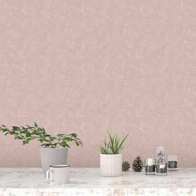 product image for Nordic Elements Plain Texture Wallpaper in Pink 28