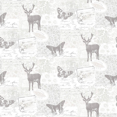 product image of Nordic Elements Motif Wallpaper in Soft Neutrals 512
