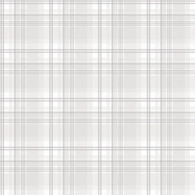 product image for Nordic Elements Check Plaid Wallpaper in Cream 19