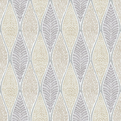 product image of Nordic Elements Tree Leaf Wallpaper in Metallic 599