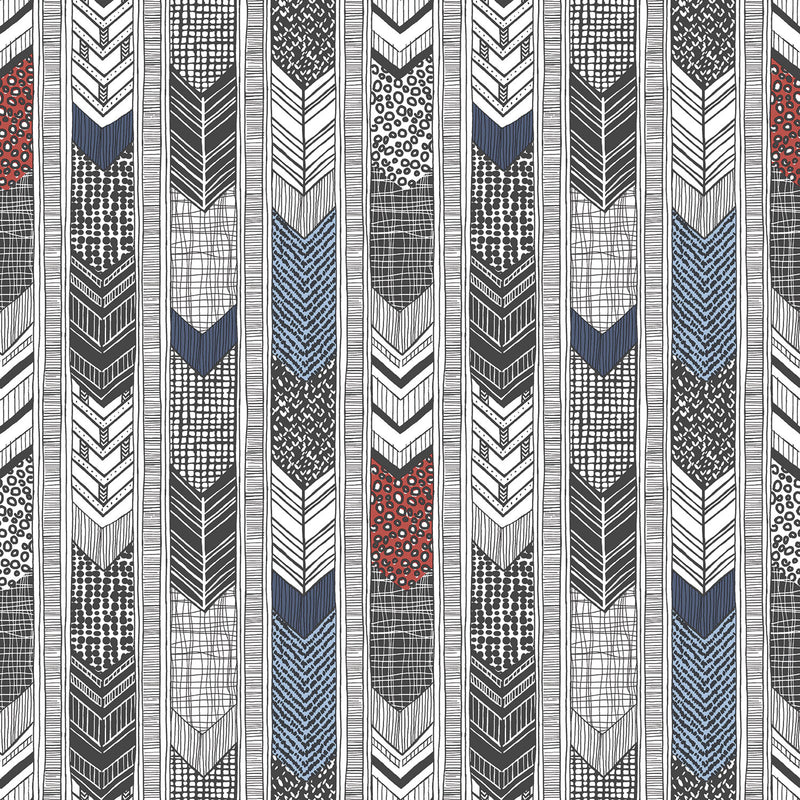 media image for Arrows Multi Wallpaper from the Global Fusion Collection by Galerie Wallcoverings 22