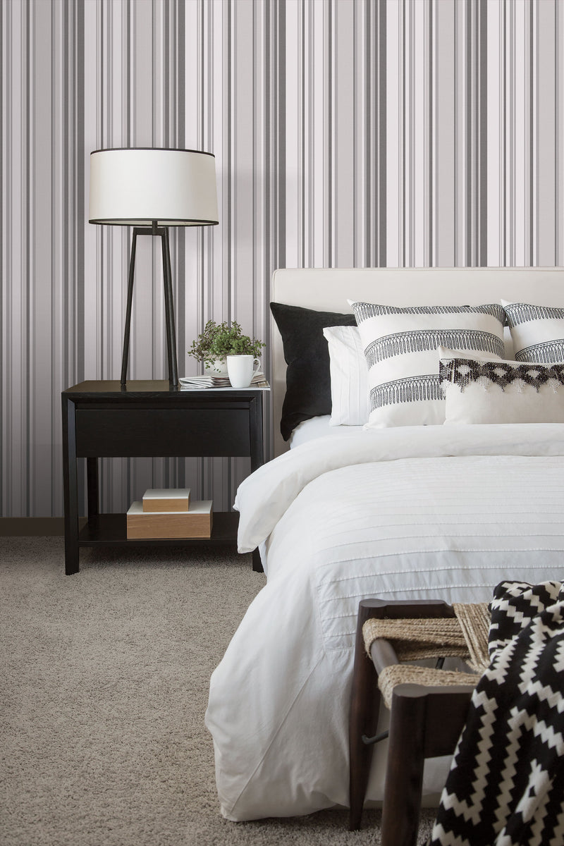 media image for GF Stripe Grey Wallpaper from the Global Fusion Collection by Galerie Wallcoverings 296