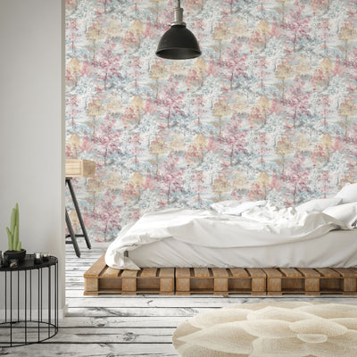 product image for Trees Pink Wallpaper from the Global Fusion Collection by Galerie Wallcoverings 98