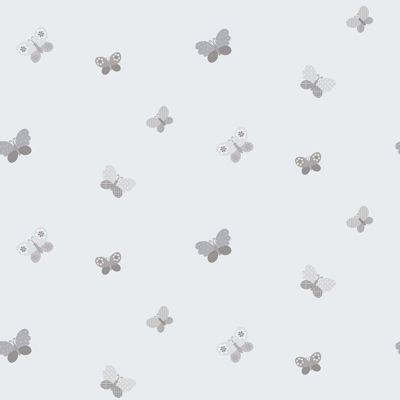 media image for sample butterfly grey wallpaper from the just 4 kids 2 collection by galerie wallcoverings 1 241