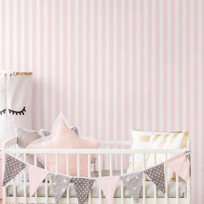 product image for Striped Pink Wallpaper from the Just 4 Kids 2 Collection by Galerie Wallcoverings 75