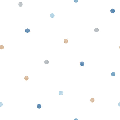 product image for Colorful Dot Blue Wallpaper from the Just 4 Kids 2 Collection by Galerie Wallcoverings 76