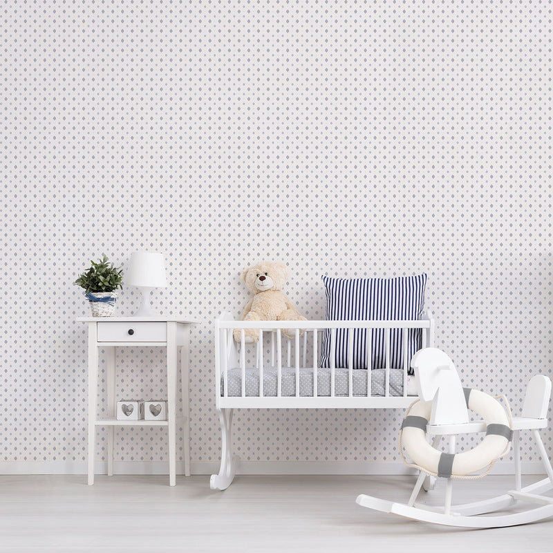media image for Diamond Blue Wallpaper from the Just 4 Kids 2 Collection by Galerie Wallcoverings 260