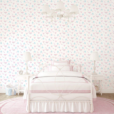 product image for Bird Pink Wallpaper from the Just 4 Kids 2 Collection by Galerie Wallcoverings 78