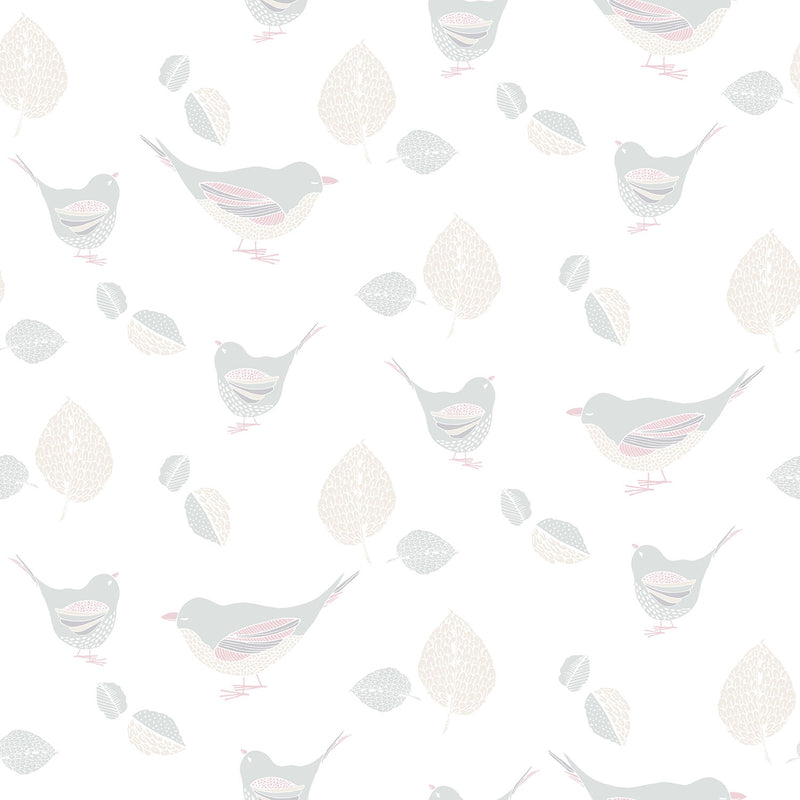 media image for Bird Neutral Wallpaper from the Just 4 Kids 2 Collection by Galerie Wallcoverings 255