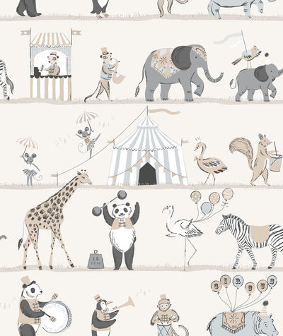 product image of Circus Neutral Wallpaper from the Just 4 Kids 2 Collection by Galerie Wallcoverings 584