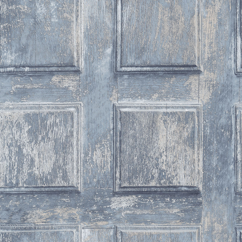 media image for Door Blue Beige Wallpaper from the Nostalgie Collection by Galerie Wallcoverings 235