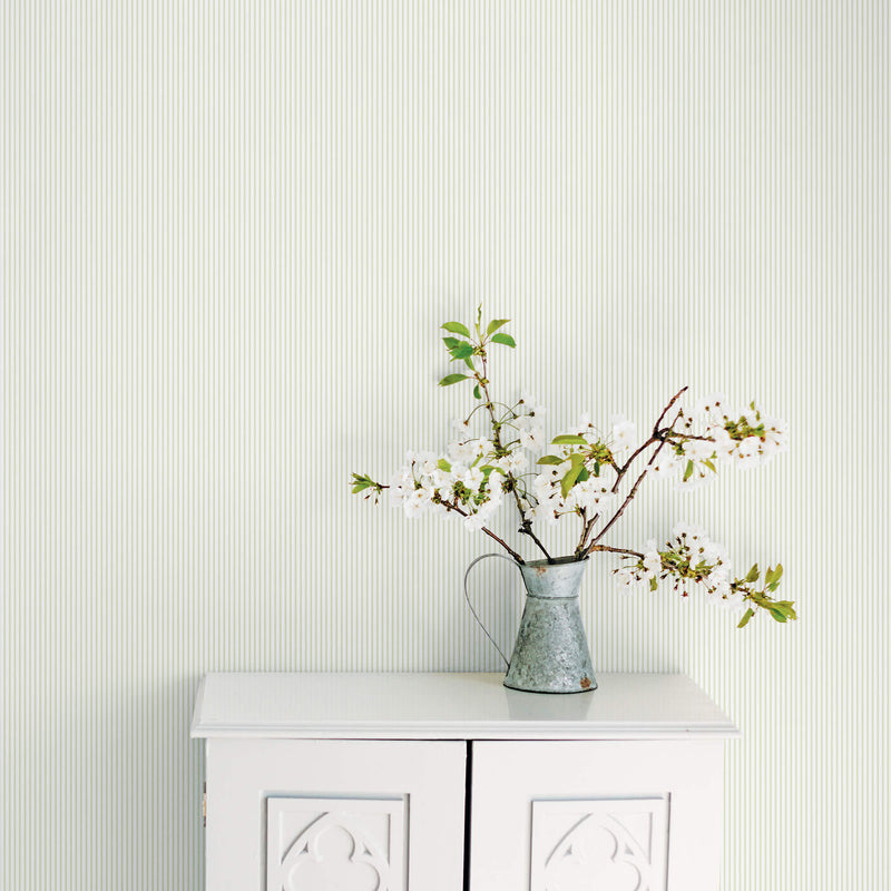 media image for Candy Stripe Sage Wallpaper from the Small Prints Collection by Galerie Wallcoverings 217