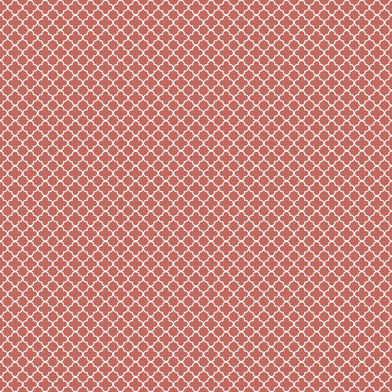 media image for Medallion Cranberry Wallpaper from the Small Prints Collection by Galerie Wallcoverings 26