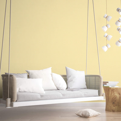 product image for Medallion Yellow Wallpaper from the Small Prints Collection by Galerie Wallcoverings 44