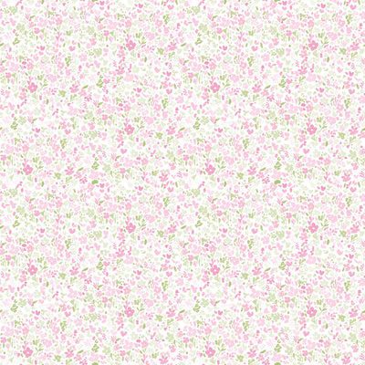 product image for Mini Mod Floral Pink/Green Wallpaper from the Small Prints Collection by Galerie Wallcoverings 30