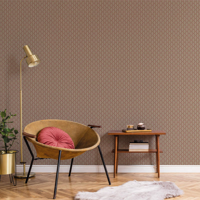 product image for Tulip Flip Chocolate/Pink Wallpaper from the Small Prints Collection by Galerie Wallcoverings 47
