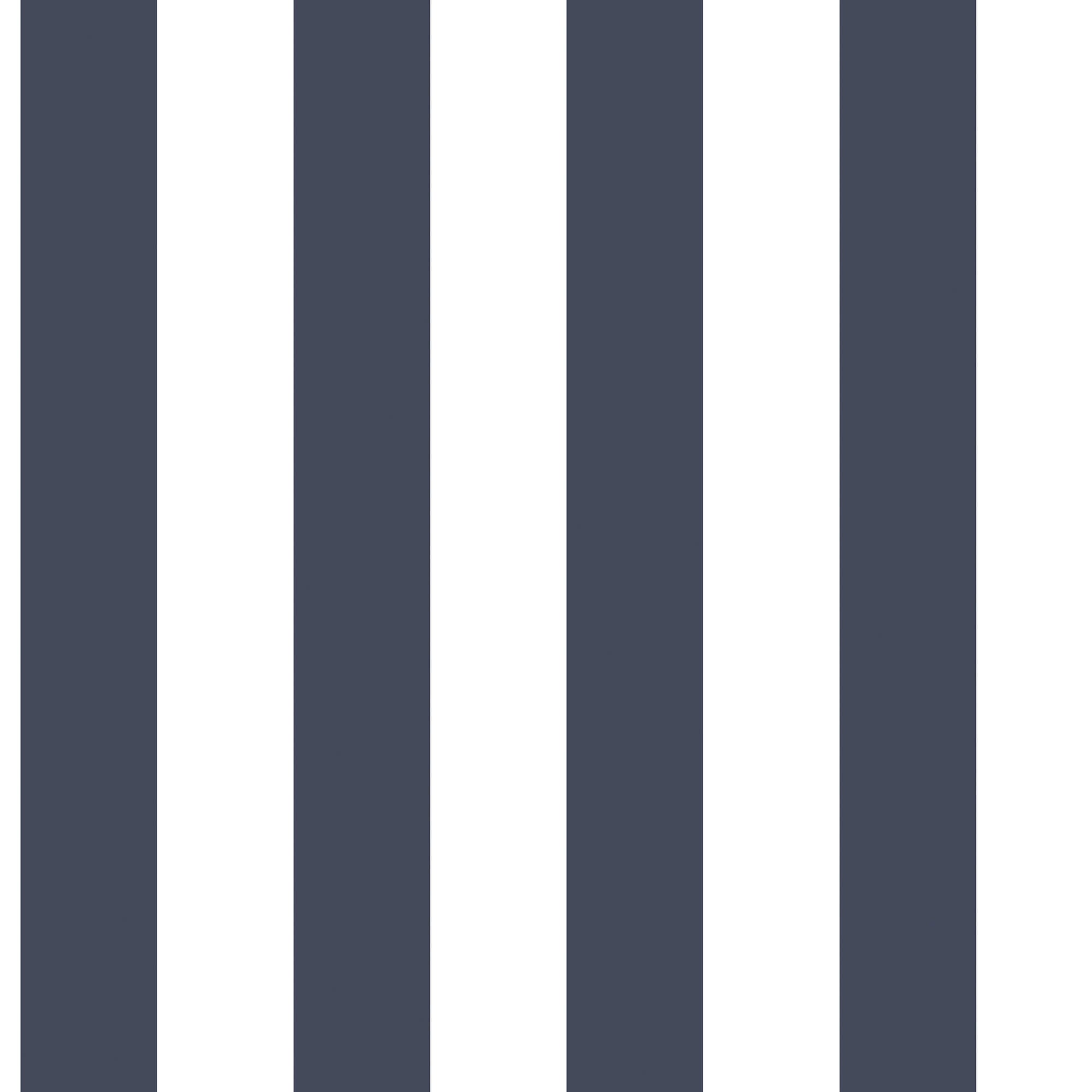 Shop Awning Stripe Navy Wallpaper from the Just Kitchens Collection