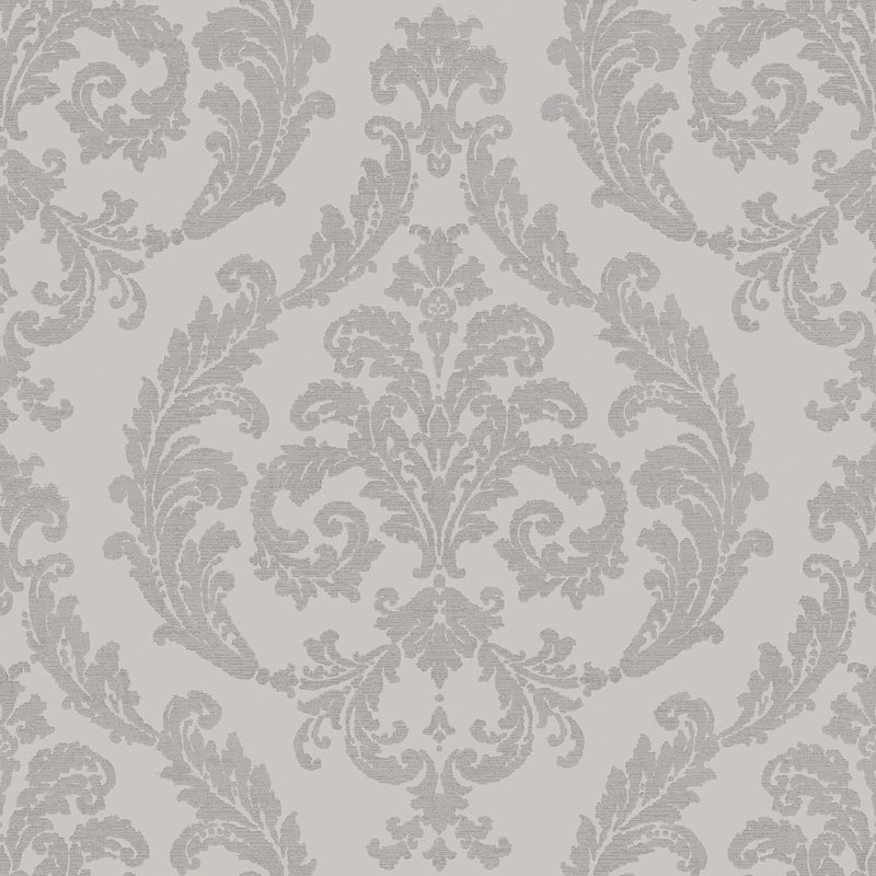 media image for sample traditional damask grey wallpaper from the palazzo collection by galerie wallcoverings 1 235