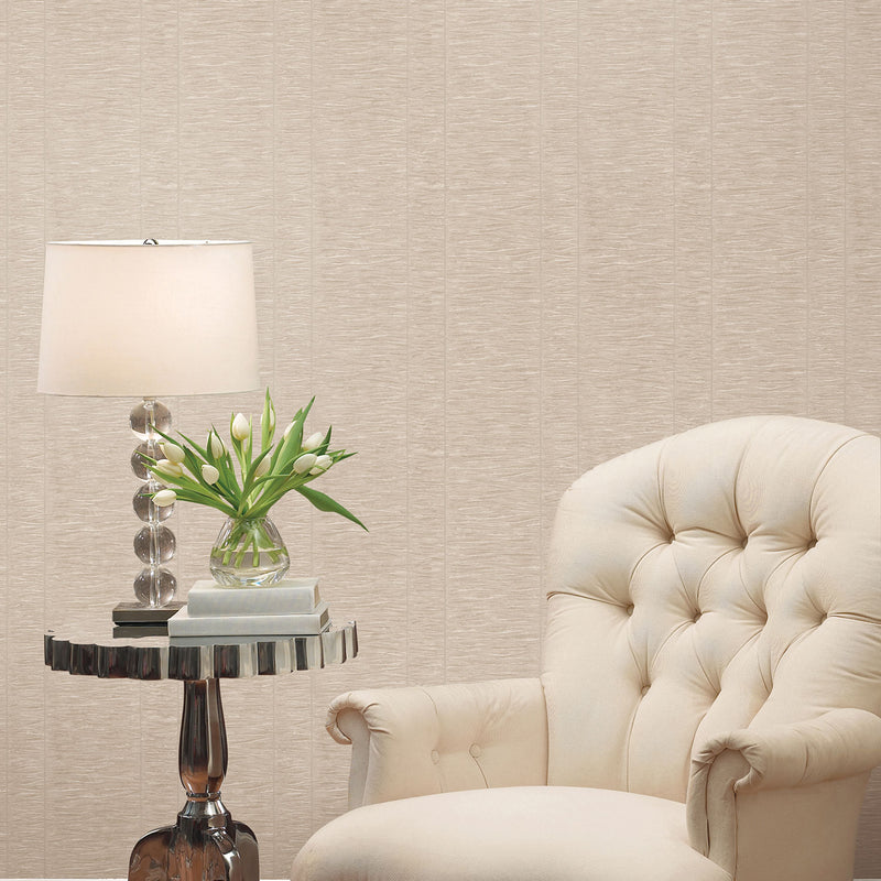 media image for Textured Stripe Tan Wallpaper from the Palazzo Collection by Galerie Wallcoverings 296