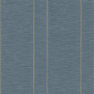 product image of Textured Stripe Blue Wallpaper from the Palazzo Collection by Galerie Wallcoverings 594