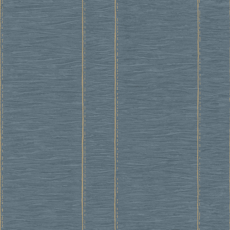 media image for Textured Stripe Blue Wallpaper from the Palazzo Collection by Galerie Wallcoverings 235