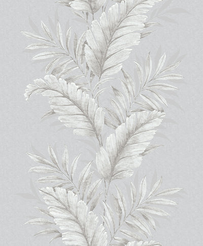 product image for Leafy Grey Wallpaper from the Palazzo Collection by Galerie Wallcoverings 39