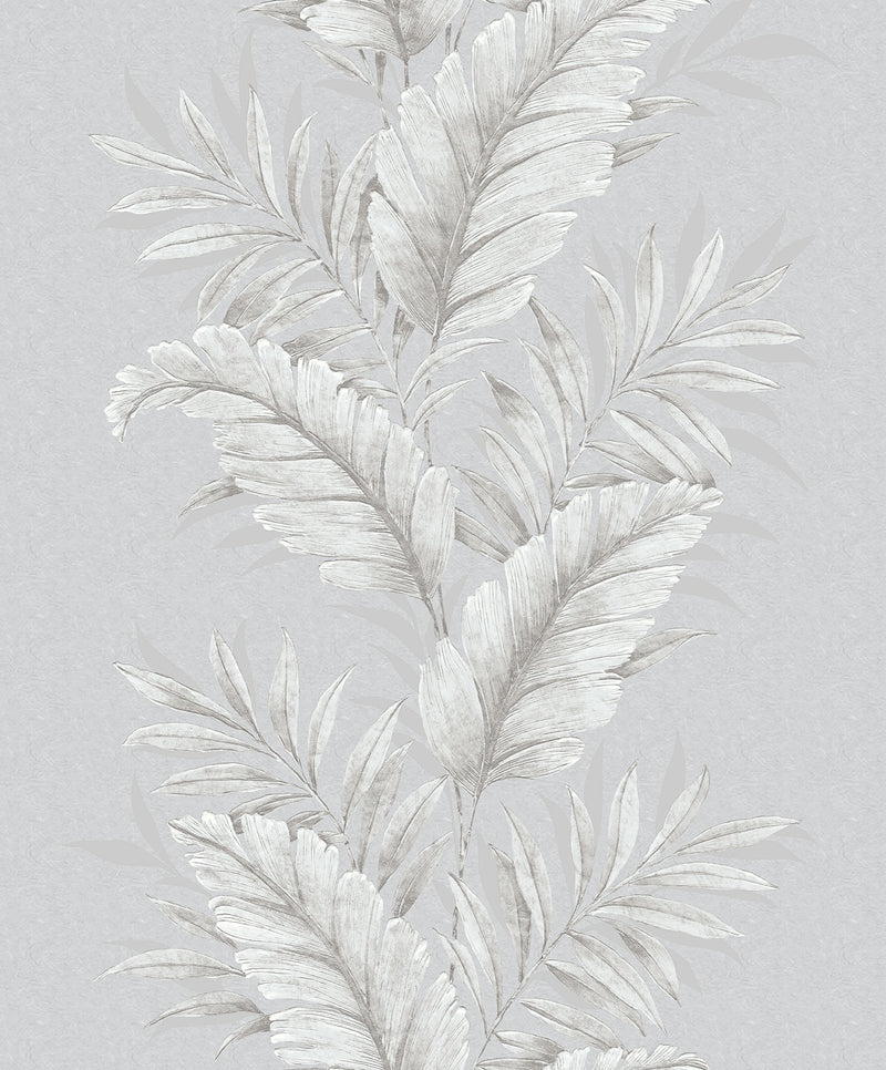 media image for Leafy Grey Wallpaper from the Palazzo Collection by Galerie Wallcoverings 27