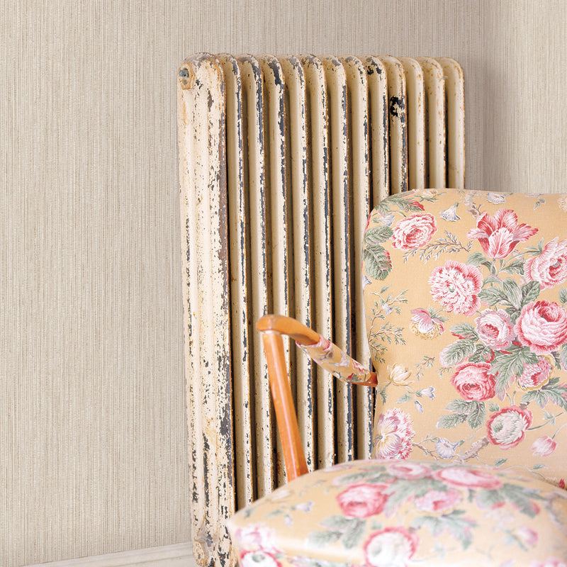 media image for Vertical Faux Taupe Wallpaper from the Palazzo Collection by Galerie Wallcoverings 272