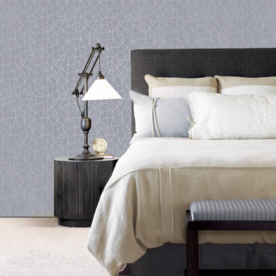 product image for Glitter Web Grey/Metallic Wallpaper from the Special FX Collection by Galerie Wallcoverings 79