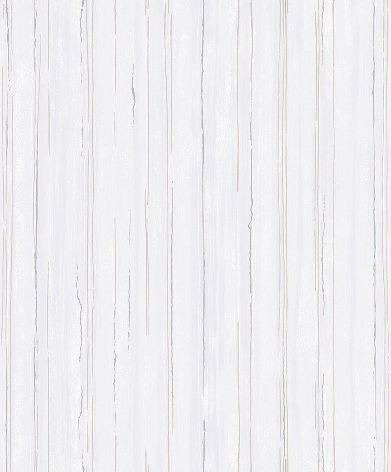 media image for Glitter Stripe White/Metallic Wallpaper from the Special FX Collection by Galerie Wallcoverings 235