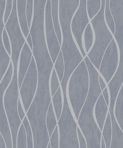 product image for Glitter Ribbons Grey/Metallic Wallpaper from the Special FX Collection by Galerie Wallcoverings 84