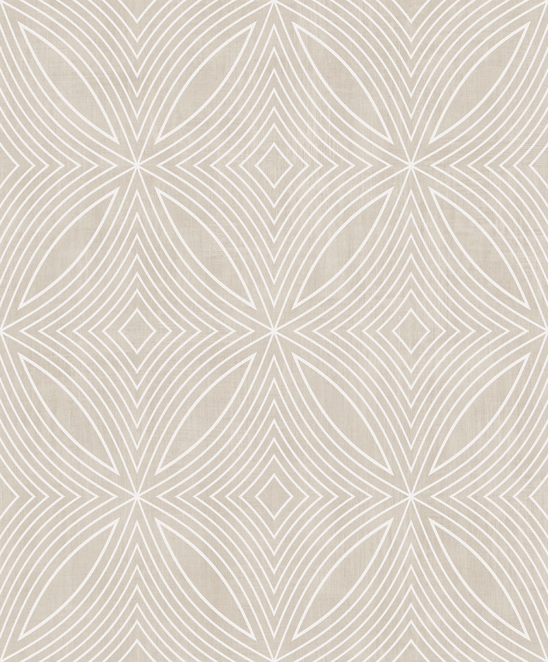 media image for sample spiral taupe metallic wallpaper from the special fx collection by galerie wallcoverings 1 238