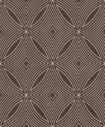 product image of sample spiral brown metallic wallpaper from the special fx collection by galerie wallcoverings 1 565