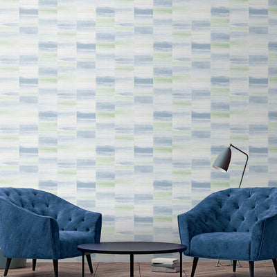 product image for Glitter Block Blue/Green/Metallic Wallpaper from the Special FX Collection by Galerie Wallcoverings 83