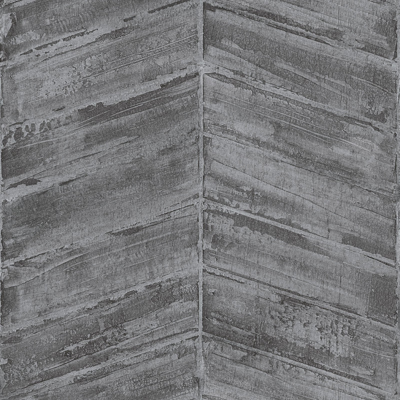 media image for Chevron Wallpaper in Charcoal/Silver from the Ambiance Collection by Galerie Wallcoverings 23