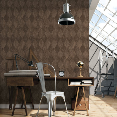 product image for Oh Wallpaper in Chocolate/Copper from the Ambiance Collection by Galerie Wallcoverings 58