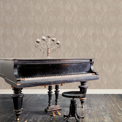 product image for Oh Wallpaper in Taupe from the Ambiance Collection by Galerie Wallcoverings 80