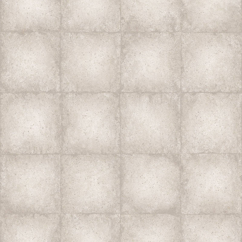 media image for sample metallic tile wallpaper in beige from the ambiance collection by galerie wallcoverings 1 255