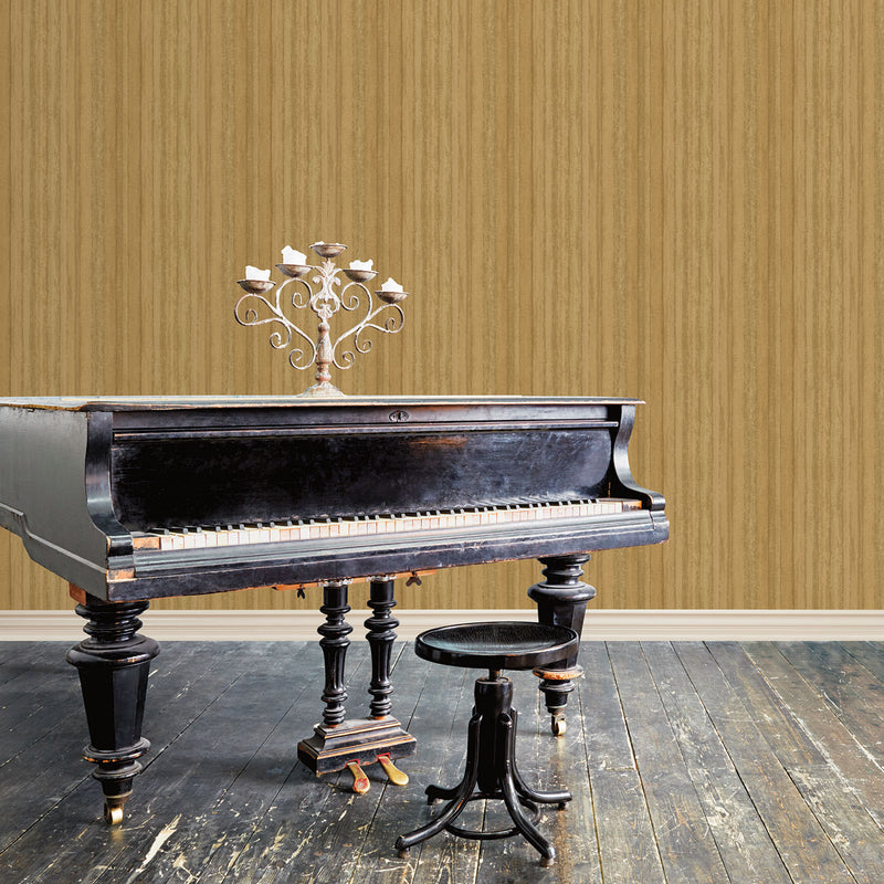 media image for Nomed Stripe Wallpaper in Ochre/Gold from the Ambiance Collection by Galerie Wallcoverings 28